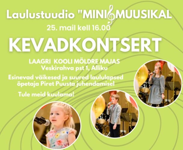 Read more about the article Laulustuudio Mini&Muusikal kevadkontsert