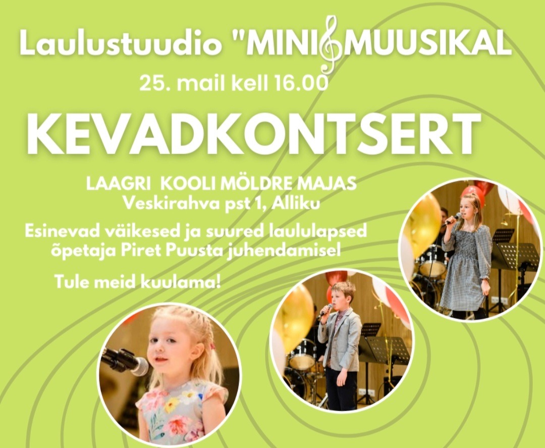 You are currently viewing Laulustuudio Mini&Muusikal kevadkontsert